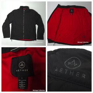 AETHER APPAREL ALTO JACKET BLACK SIZE 3 INSULATED WATER REPELLENT WIND RESISTANT